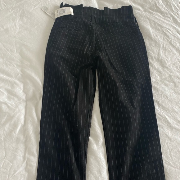 Free People Women's Montella Pinstripe Crop Skinny Pants NWT - Picture 8 of 11